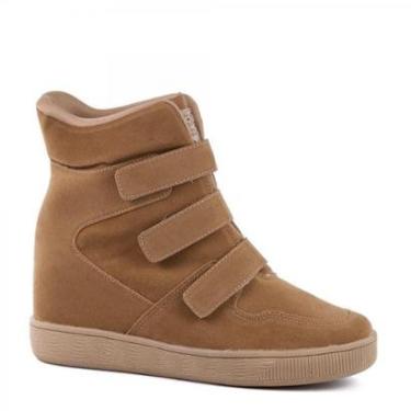 Imagem de Tênis Sneaker Anabela Calce Fácil Quiz Feminino-Feminino