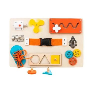 Imagem de Brinquedo Montessori De Madeira Volante Sensorial Para Crianças Em Ida