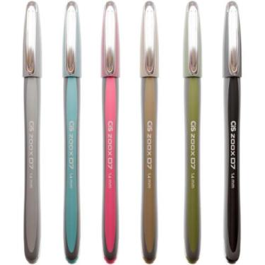 Imagem de Caneta Esferográfica CIS Zoox D7 1.4MM Preta Display com 24 - Sertic