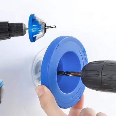Imagem de 1 peça de capa de poeira para furadeira flexível para martelo elétrico e furadeiras de impacto, escudo contra poeira para drywall madeira de concreto, azul