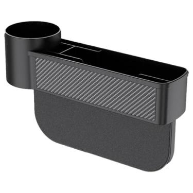 Imagem de Preenchimento de espaço do assento | Organizador de assento de bolso Gap | Organizador de bolso lateral do console multifuncional com porta-copos para celular carteira moeda chave dinheiro