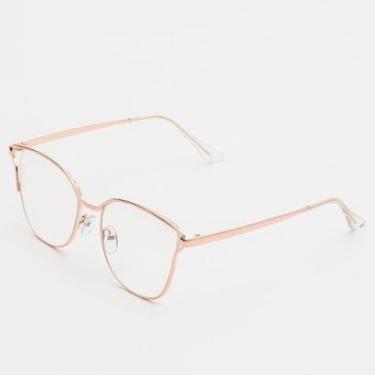 Imagem de Armação Óculos de Grau Feminina Metal / Luna - Óculos Sunrise-Feminino
