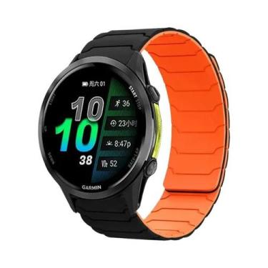 Imagem de Pulseira De Silicone 20/22mm Para Garmin Forerunner 570 970 265 965 16