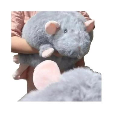 Imagem de Brinquedo De Pelúcia De Rato Simulado Macio De 40cm, Boneco De Animal 