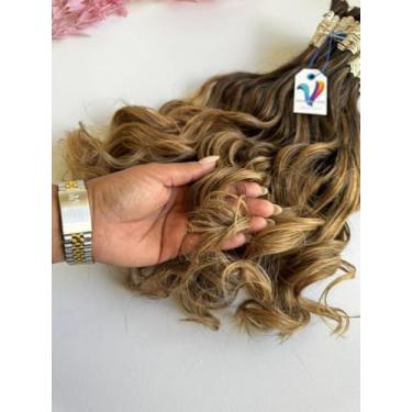 Imagem de Cabelo Humano Morena Caramelo Ond. Exclusivo Fios da Vani (45 cm, grama(s), 100)