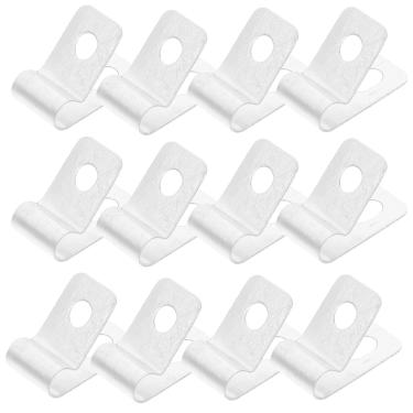 Imagem de Milisten Conjunto de 100 Abraçadeiras de Aço Inoxidável para Cercas Com Parafusos, Fixadores Resistentes para Telas Soldadas E Telas Metálicas Em Postes de Madeira, Aço Pvc.