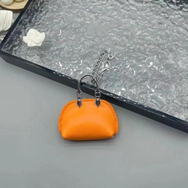 Imagem de 1 porta-chaves portátil mini bolsa de armazenamento feminina bolsa de moedas pingente conchas bolsa de mão decoração de carro