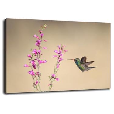 Imagem de Pássaros pôster ramos impressões em tela borboleta arte de parede para casa 1 painéis decorações com moldura 91.4 cm x 61.0 cm