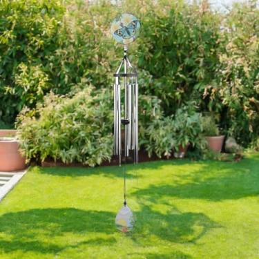 Imagem de ICE ARMOR 94 cm de comprimento, borboleta, vidro, escultura, ornamento, decoração, decoração de casa/quarto, ideal para inauguração de casa, feriados e aniversários, ótimo item colecionável