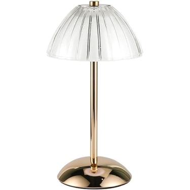 Imagem de Lâmpadas de Cristal Modernas Mesa Cabeceira Ajustáveis Recarregáveis com Controle LED Abajur para Quarto Sala Estar Jantar Econômicas Amigáveis aos Ol