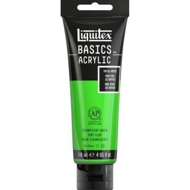 Imagem de Tinta Acrílica Liquitex Basics 118ml 985 Flourescent Green