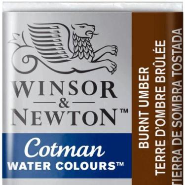 Imagem de Aquarela Winsor & Newton Cotman Pastilha 076 Burnt Umber - WINSOR NEWT