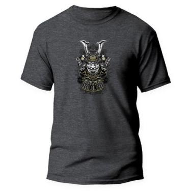 Imagem de  Camiseta Basica Algodão Premium Estampada Japonês Samurai - Pavesi, G
