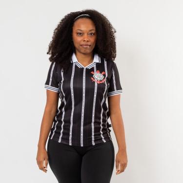 Imagem de Camisa Corinthians N°10 Feminina Preta-Feminino