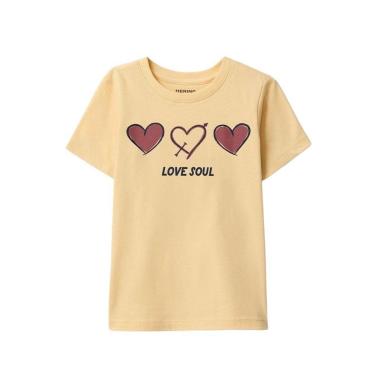 Imagem de Blusa Infantil Hering Manga Curta Com Estampa Menina-Feminino