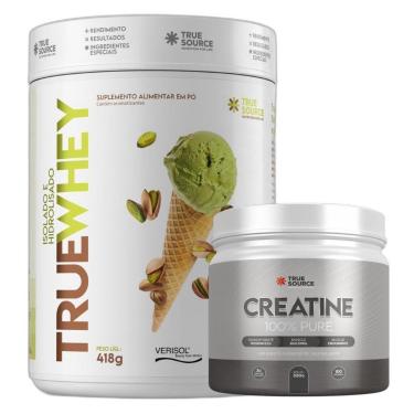 Imagem de True Whey Isolado Pistache 418g Creatina True Source-Unissex