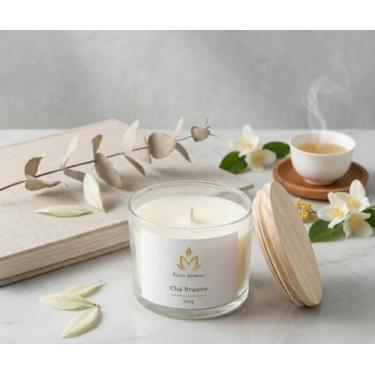 Imagem de Vela Aromática Copo 150g - Exala Aromas, Chá Branco