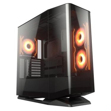 Imagem de Gabinete Gamer Cougar FV270, Mid Tower, RGB, ATX, Frontal e Curvo, com 4 Fans, - 3858M60.0005-Unissex
