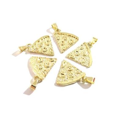 Imagem de Pingente Pizza Best Friends Amigas Folheado Ouro 18k - Milena Folheado