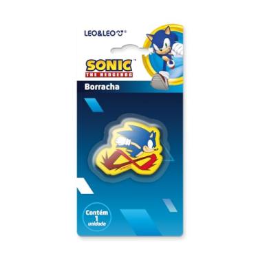 Imagem de BORRACHA SONIC BLISTER C/1 UND. - 4 PERSONAGENS SORTIDOS LEO&LEO