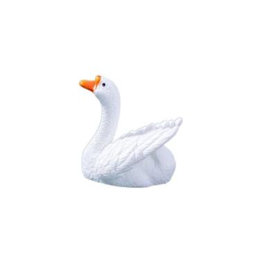 Imagem de Duck Statue Lifelike DIY Terrarium Ornaments Resin Bridge Sand Stones Figurine Creative Simulation Goose Micro(11)