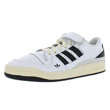 Imagem de adidas Originals Tênis masculino Forum Low, Forever True Branco/Core Preto/Verde Um Branco, 8