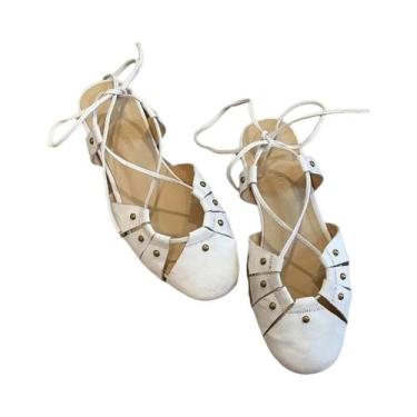 Imagem de Sandálias Casuais De Couro Femininas De Verão, Slingback, Confortáveis