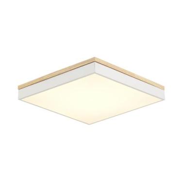 Imagem de Plafon Astraled Ixon P-9949 Quadrado Led Bivolt Branco, Branco