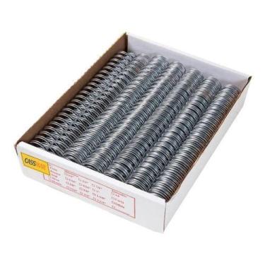 Imagem de Wire-o Para Encadernação 3x1 A4 Prata 9/16 Até 110fls 100un - Cassmar