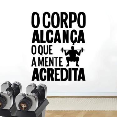 Imagem de Adesivo De Parede Fitness Mod 02 - Lojinha Da Luc Adesivos