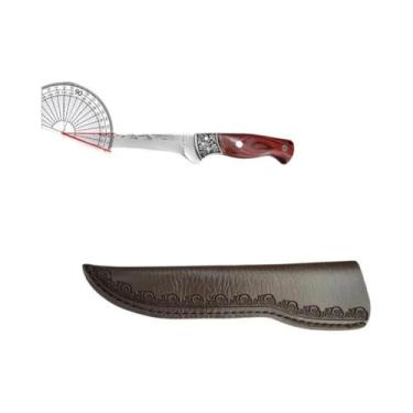 Imagem de Faca De Açougueiro Em Aço Inoxidável Com Cabo De Madeira Para Desossar