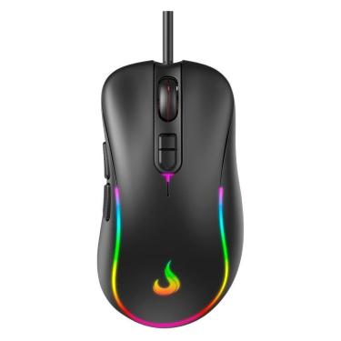 Imagem de Mouse Gamer Rise Mode G2 Black RGB, 6400 DPI, 7 Botões, Preto - RM-MG-02-FB-Unissex