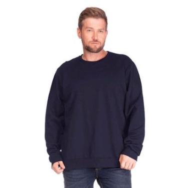 Imagem de Blusa Masculina Moletom Plus Size Básica Comfort-Masculino