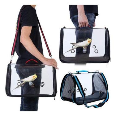 Imagem de Bolsa Pássarinho Caixa Transporte Aves Papagaios Calopsita Canario Per