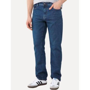Imagem de Calça Tommy Hilfiger Jeans Masculina Regular Fit Mercer Royal Blue Azu
