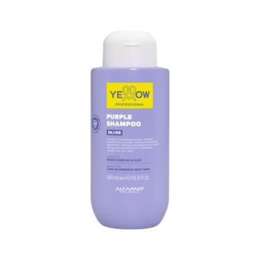 Imagem de Shampoo Yellow Silver 500ml Alfaparf Para Cabelos Loiros Platinados e 
