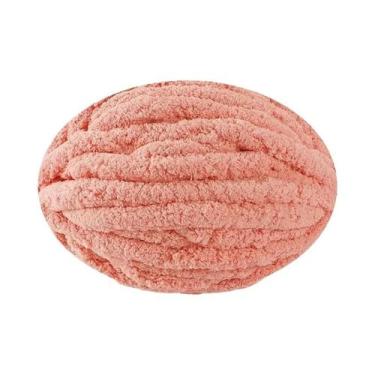 Imagem de Fio De Lã Grosso 250g Para Tricô Manual, Manta Grande De Chenille, Alm