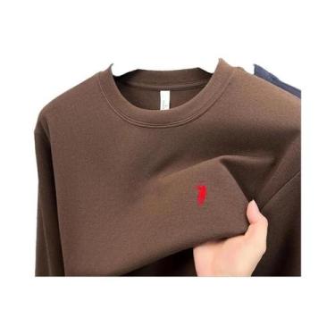 Imagem de Camiseta Masculina De Manga Longa, Marca De Luxo, Casual De Outono, Su