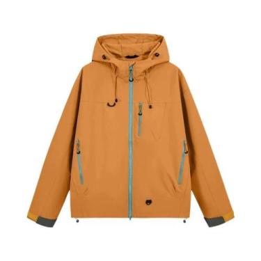 Imagem de Jaqueta Impermeável Unissex Para Caminhadas, Casaco Corta-Vento Para H