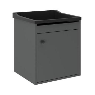 Imagem de Tanque De Lavanderia 22 Lts + Gabinete Mdf Suspenso + Sifão - BELLI MÓ