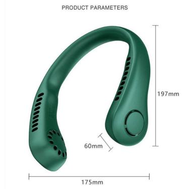 Imagem de Mini Ventilador De Pescoço Esportivo Com 3 Velocidades