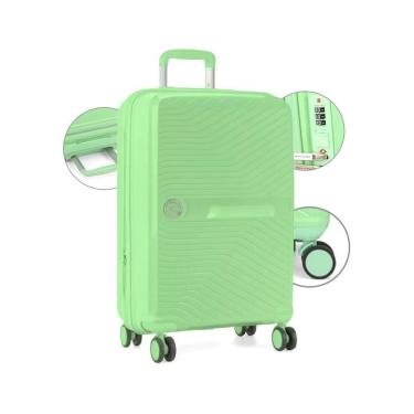 Imagem de Mala De Viagem Bordo Polipropileno Expasível Com Cadeado