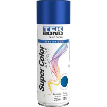 Imagem de Tinta Spray Azul Metálico, 350 Ml, Tekbond Azul