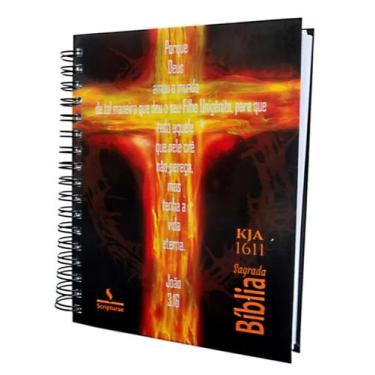 Imagem de Bíblia Anote King James Atualizada com Textos e Mapas Coloridos - Cruz