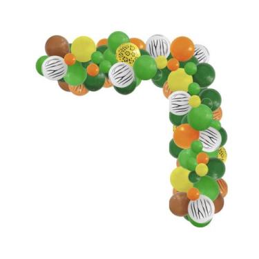 Imagem de Kit de balões: 82 unidades de balões de látex para festas para animais