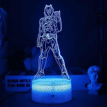 Imagem de Luz noturna Kamens Riders Dens-O 3D com mudança de cor - Yiweisai