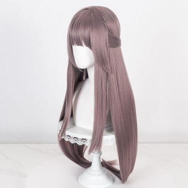 Imagem de Peruca de cosplay Honkais Stars Rails Hertas 90 cm de cabelo sintético