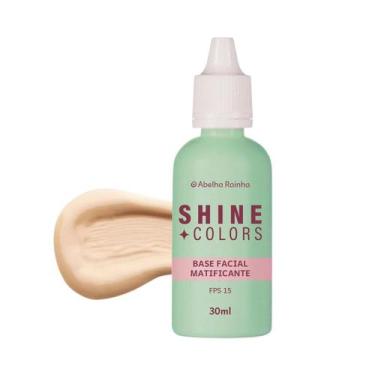 Imagem de Base Líquida Matificante FPS 15 Porcelana Shine Colors Abelha Rainha 3