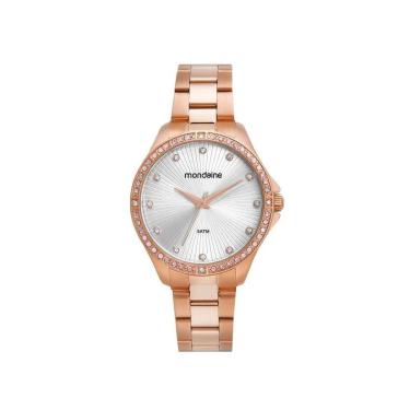 Imagem de Relógio Mondaine Rose Com Cristais Feminino 32739lpmvre3-Feminino
