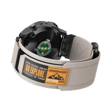 Imagem de Pulseira De Relógio De Nylon Trançado De 22mm 26mm Com Sistema QuickFi